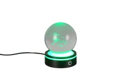 Reality LED-Tischleuchte Glas Kunststoff H/D: ca. 10x8 cm