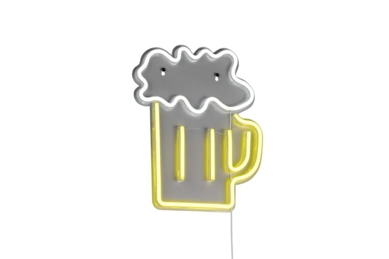Reality LED-Wandleuchte Beer B/L: ca. 29,5x36 cm