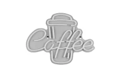 Reality LED-Wandleuchte Coffee B/L: ca. 40x30 cm