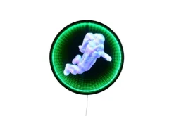 Reality LED-Wandleuchte Duke schwarz B/H: ca. 40x3 cm