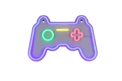 Reality LED-Wandleuchte Gamer B/L: ca. 41x27,5 cm