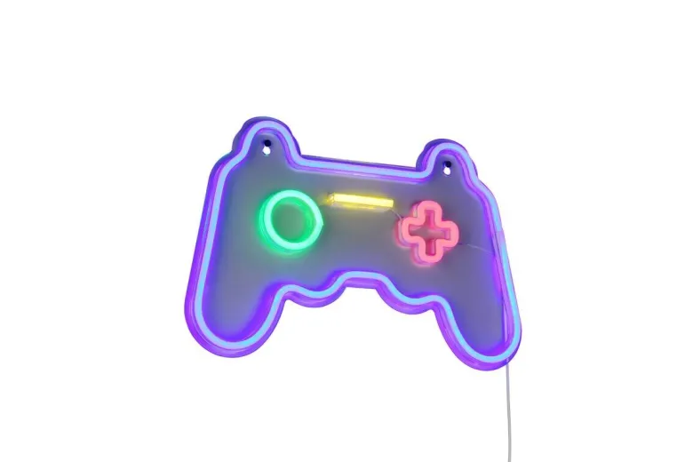 Reality LED-Wandleuchte Gamer B/L: ca. 41x27,5 cm