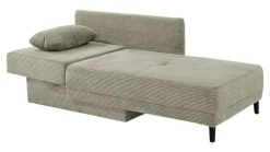 Recamiere Greige Microfaser B/H/T: ca. 155x81x73 cm
