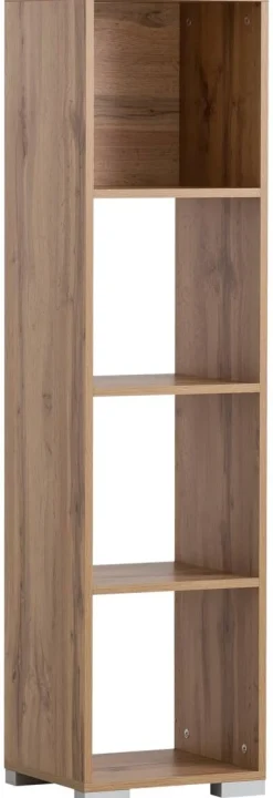 Regal Carlos Eiche Landhaus Nachbildung B/H/T: ca. 36,3x142,7x33 cm