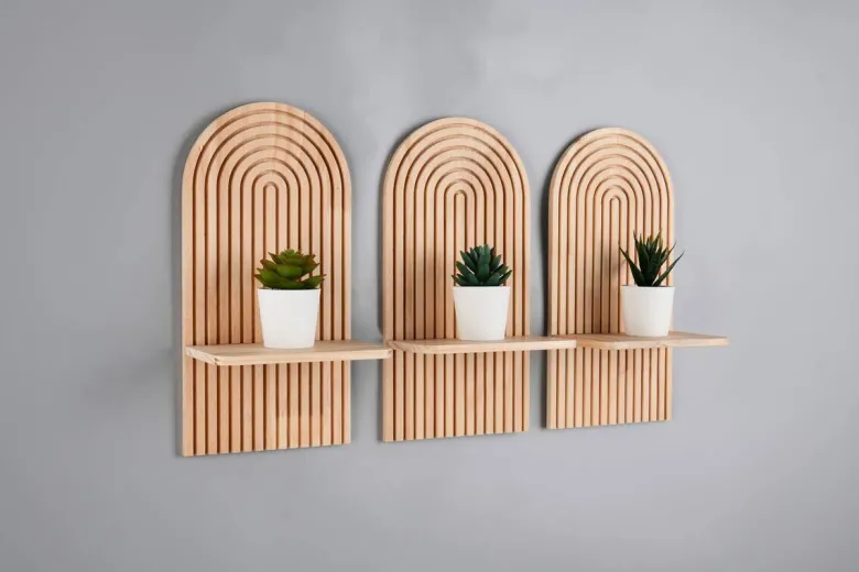 Regale Elea Eiche Nachbildung B/H/T: ca. 18x35x12 cm