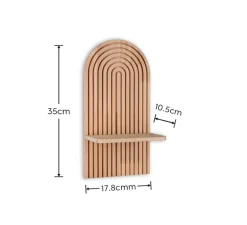 Regale Elea Eiche Nachbildung B/H/T: ca. 18x35x12 cm