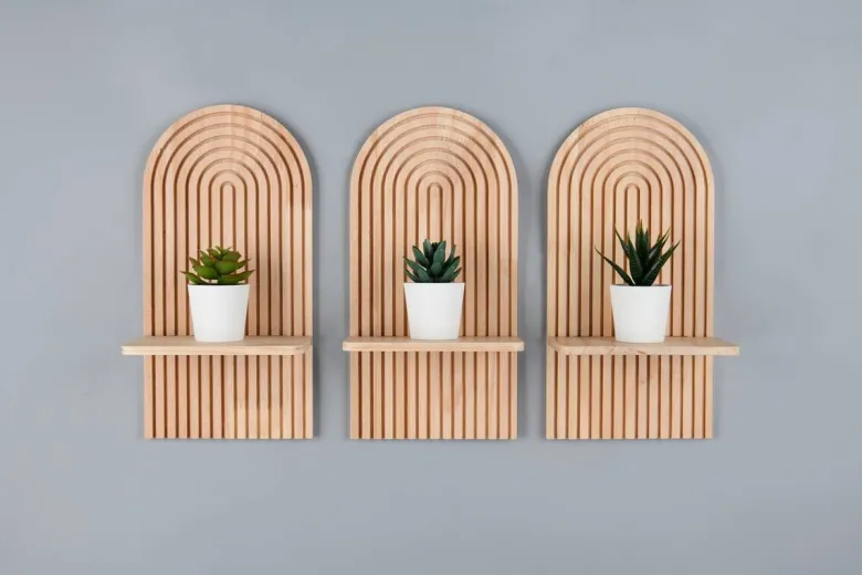 Regale Elea Eiche Nachbildung B/H/T: ca. 18x35x12 cm