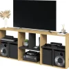 Regal Eiche Artisan Nachbildung B/H/T: ca. 186x71x33 cm