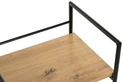 Regal Eiche Nachbildung schwarz B/H/T: ca. 34x62x27 cm