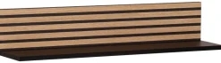 Regal Ekko schwarz matt B/H/T: ca. 80x15,7x17,3 cm