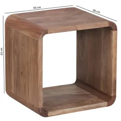 Regal 2er-Set. natur
