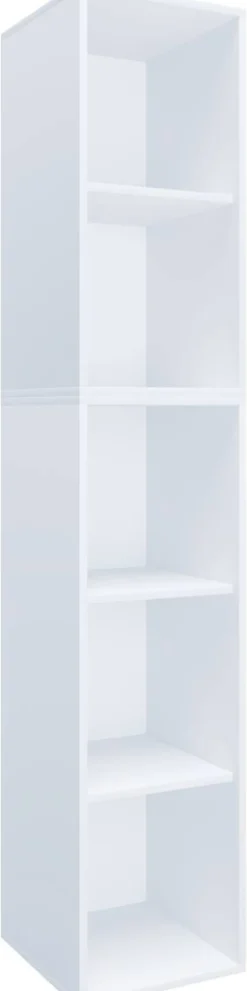Regal Lona I weiß B/H/T: ca. 35x183x37 cm