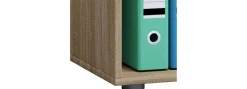 Regal Lona XXL ohne Türen Eiche Sonoma Nachbildung weiß B/H/T: ca. 70x183x37 cm