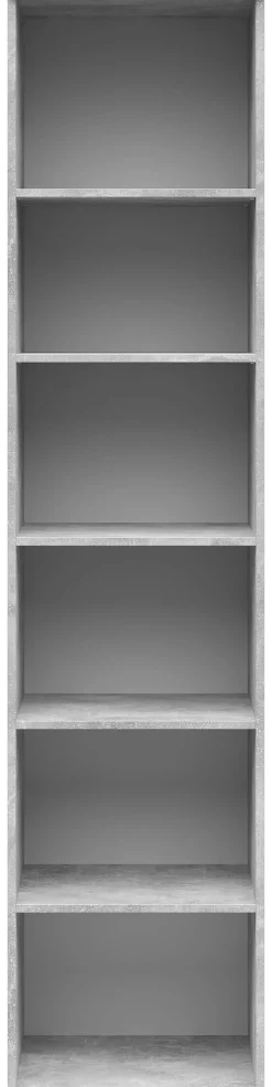 Regal Multi-Stauraum Typ 19 Beton Optik B/H/T: ca. 45x195x40 cm