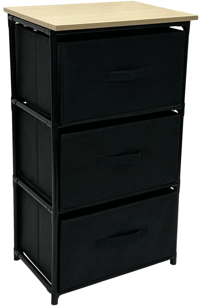 Regal schwarz MDF B/H/L: ca. 40x68x30 cm