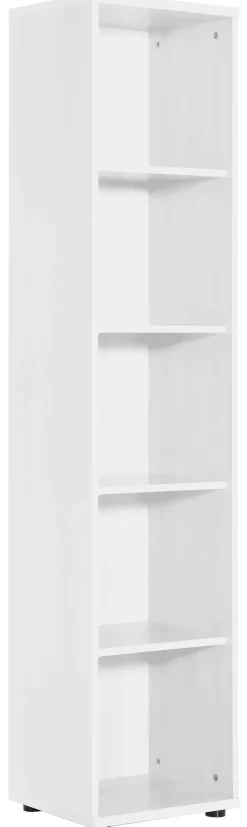 Regal Serie 200 perlweiß B/H/T: ca. 39,3x182,4x34,5 cm