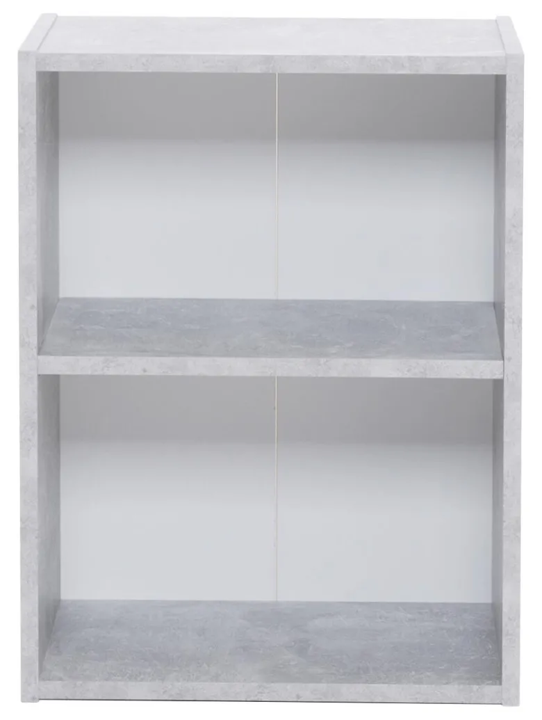 Regal Step 1 Beton Optik weiß B/H/T: ca. 41,5x54,5x25 cm