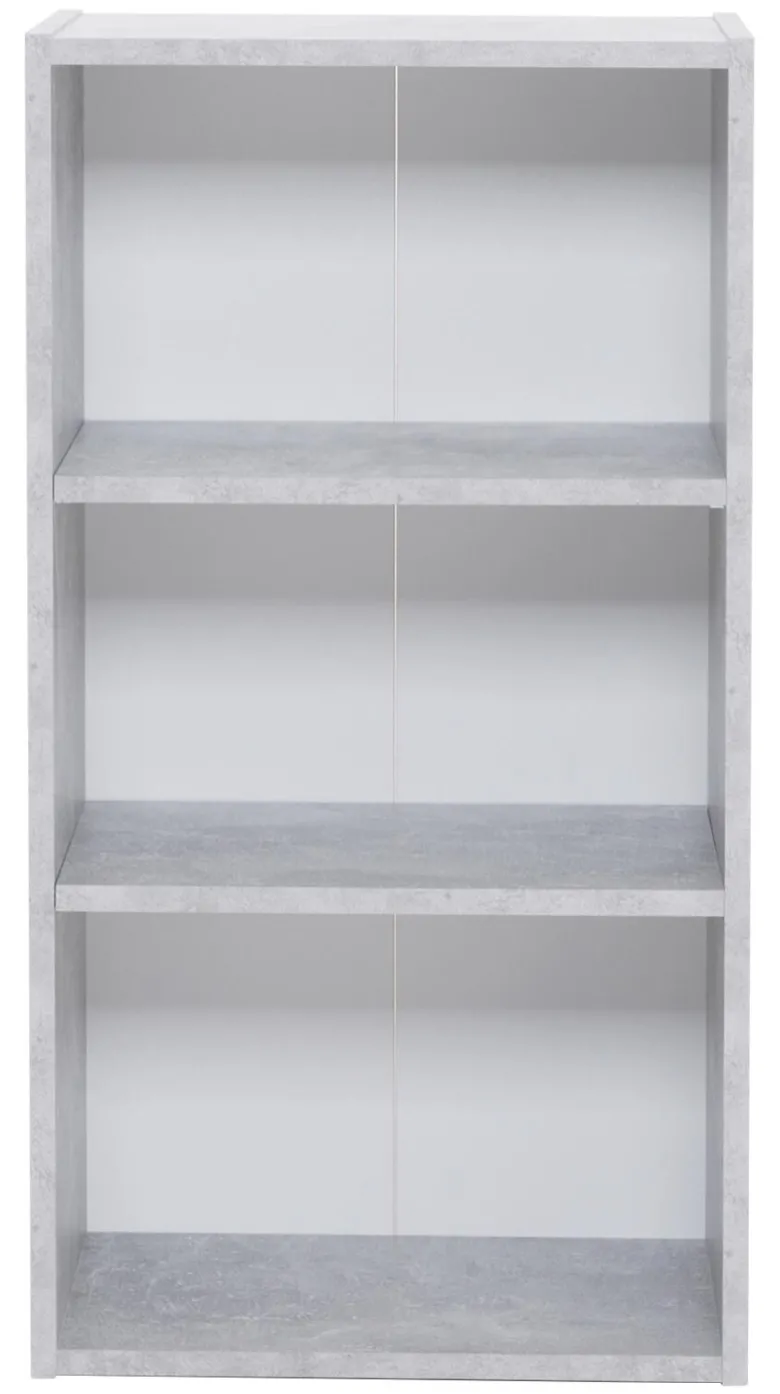 Regal Step 2 Beton Optik weiß B/H/T: ca. 41,5x78,5x25 cm