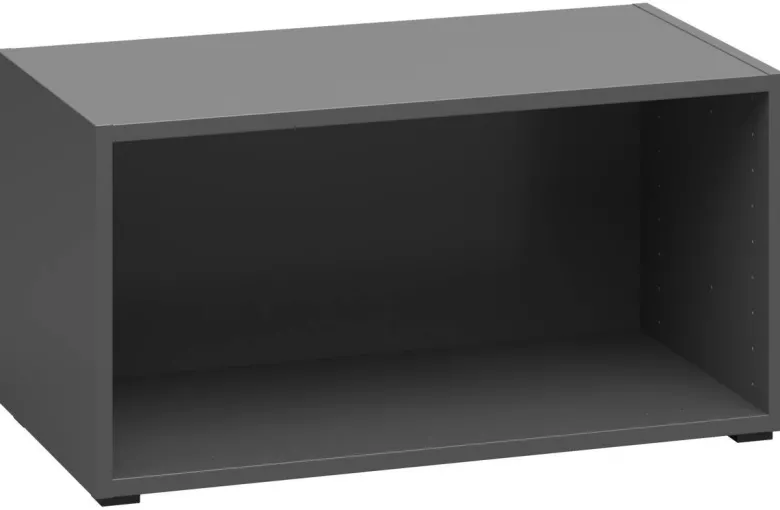 Regal System 64 anthrazit matt B/H/T: ca. 64x32x33 cm