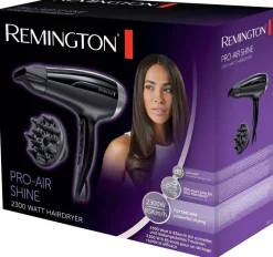 REMINGTON Haartrockner D5215 schwarz grau Kunststoff B/H/T: ca. 9x18x26 cm