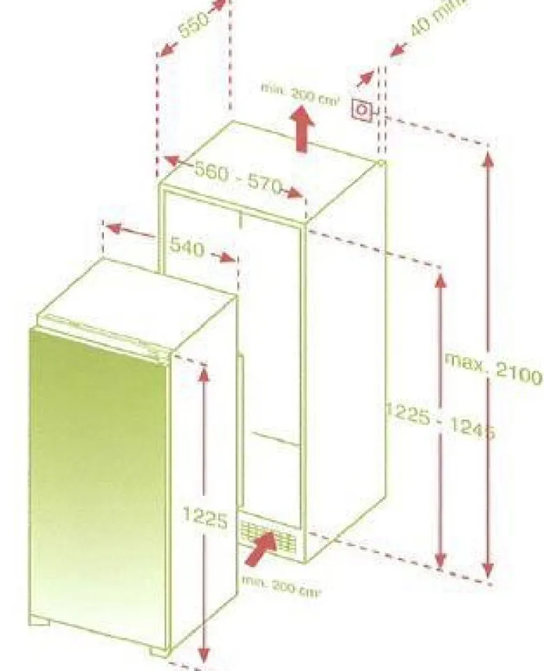 Respekta Doppelblock Premium grau hochglänzend B/H/T: ca. 320x200x60 cm