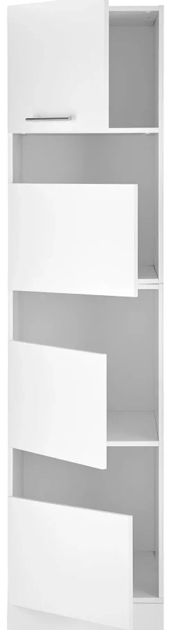 Respekta Hauswirtschaftsraum-Set Clara weiß matt B/H/T: ca. 167,4x200x67,6 cm