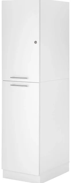 Respekta Hochschrank Clara weiß matt B/H/T: ca. 50x200x67,6 cm