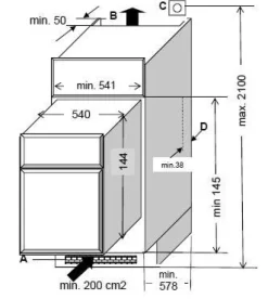 Respekta Küchenblock Premium Eiche Eiche grau Nachbildung B/H/T: ca. 270x200x60 cm