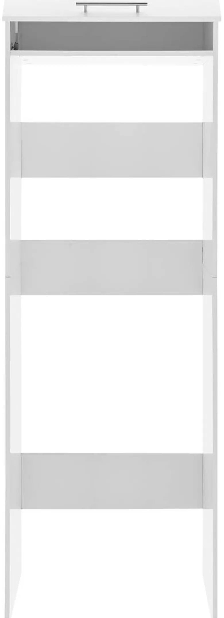 Respekta Waschmaschinenumbauschrank Clara weiß matt B/H/T: ca. 67,4x200x67,6 cm