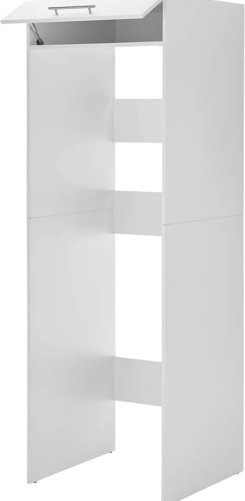 Respekta Waschmaschinenumbauschrank Clara weiß matt B/H/T: ca. 67,4x200x67,6 cm