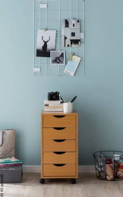 Rollcontainer braun Spanplatte B/H/T: ca. 33x64x38 cm
