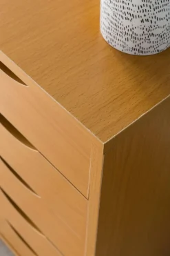 Rollcontainer braun Spanplatte B/H/T: ca. 33x64x38 cm