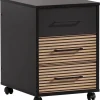 Rollcontainer Hank schwarz matt B/H/T: ca. 40,1x57x50 cm