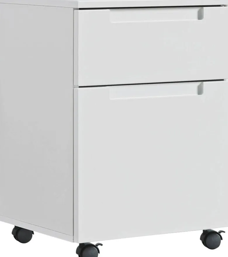 Rollcontainer Mailand weiß B/H/T: ca. 42x60x42 cm