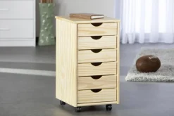 Rollcontainer Nils natur B/H/T: ca. 35x65x40 cm