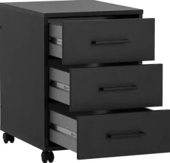 Rollcontainer Ruby schwarz matt B/H/T: ca. 40,1x57x50 cm