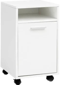 Rollcontainer weiß Spanplatte B/H/T: ca. 33x60x38 cm
