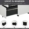 Rollcontainer 924-024WT weiß B/H/T: ca. 39x60x48 cm