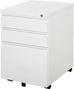 Rollcontainer 924-024WT weiß B/H/T: ca. 39x60x48 cm
