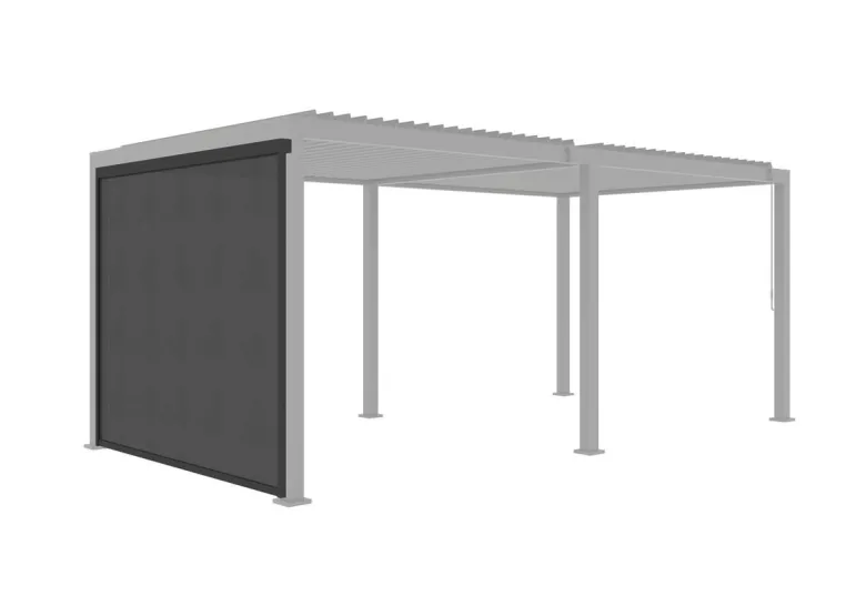 Rollo anthrazit Aluminium B/H/L: ca. 8,5x231,5x278 cm