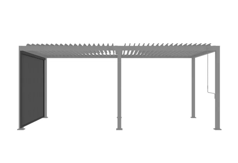 Rollo anthrazit Aluminium B/H/L: ca. 8,5x231,5x278 cm
