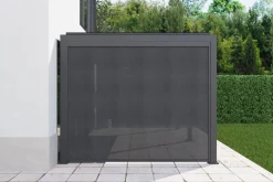 Rollo anthrazit Aluminium B/H/L: ca. 8,5x231,5x278 cm