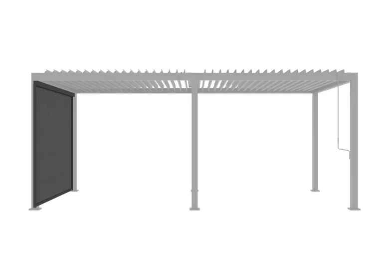 Rollo anthrazit Aluminium B/H/L: ca. 8,5x231,5x278 cm