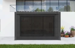 Rollo anthrazit Aluminium B/H/L: ca. 8,5x231x370 cm