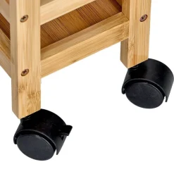 Rollwagen natur Bambus B/H/L: ca. 15x74x36 cm
