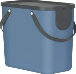 Rotho Abfalleimer ALBULA blau B/H/L: ca. 23,5x34x40 cm