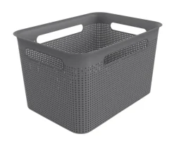 Rotho Aufbewahrungsbox anthrazit B/H/L: ca. 26x21x36 cm