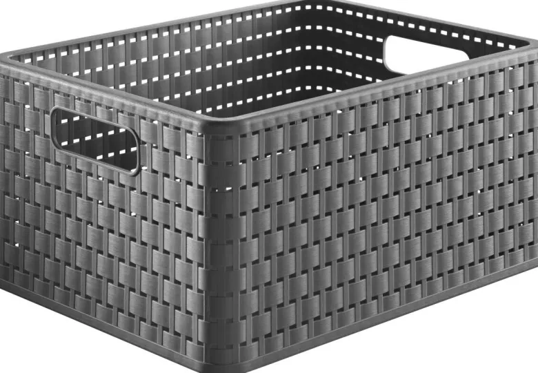 Rotho Korb COUNTRY anthrazit B/H/L: ca. 27,8x19,1x36,8 cm