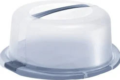 Rotho Tortenglocke COOL u. FRESH blau B/H/L: ca. 34x16x38 cm