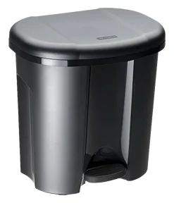 Rotho Treteimer schwarz B/H/L: ca. 32x40,5x39 cm